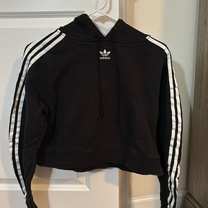 Adidas cropped hoodie XS